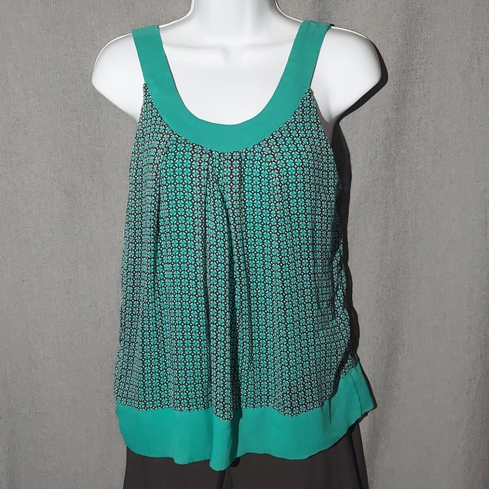 NY&C Sleeveless Tank Shell Polyester Rayon SZ S